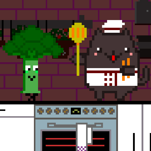 Cat Chef and Broccoli Thumbnail