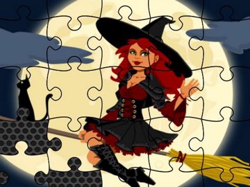 Midnight Witches Jigsaw Thumbnail