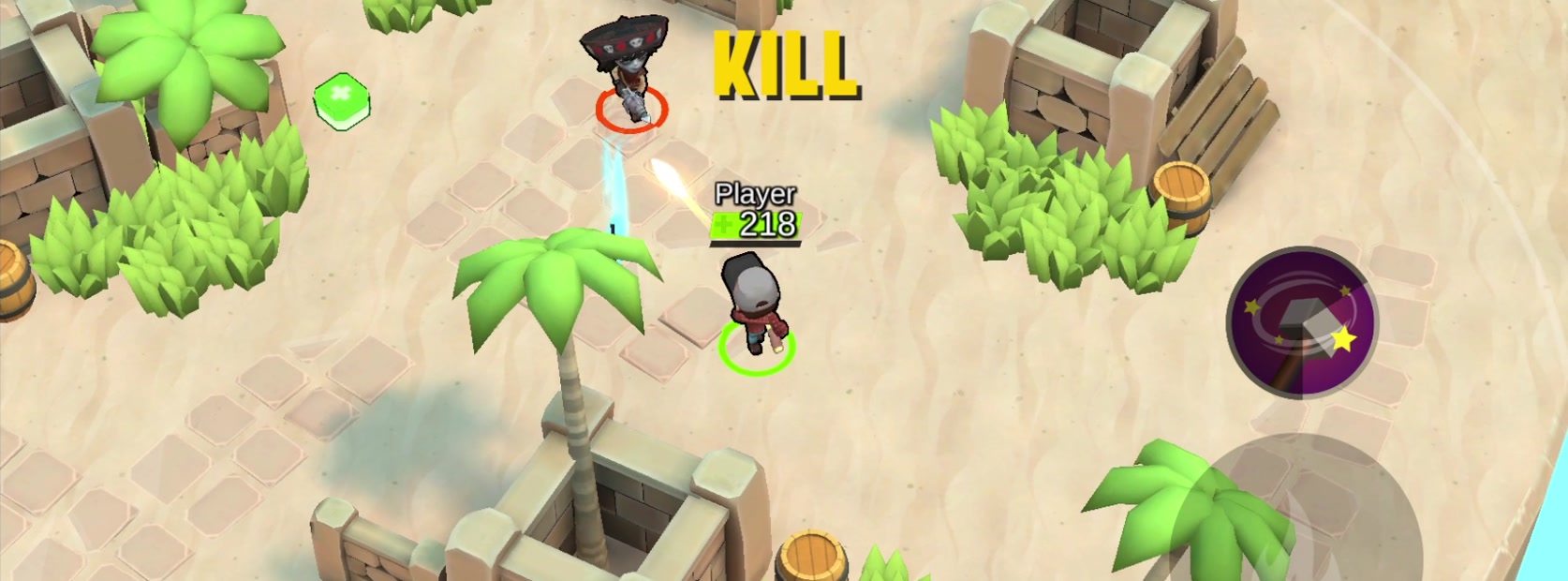 Shoot with your weapon like your life depends on being the last player.
